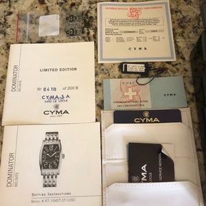 CYMA DOMINATOR BIG DATE STAINLESS STEEL